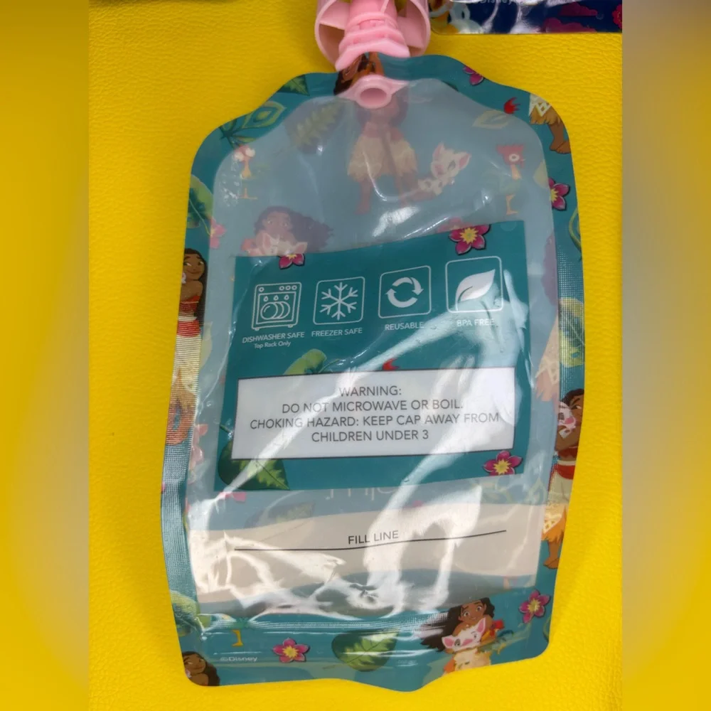 Simple Modern Disney‎ Princess Reusable Baby Food Pouches for Toddlers